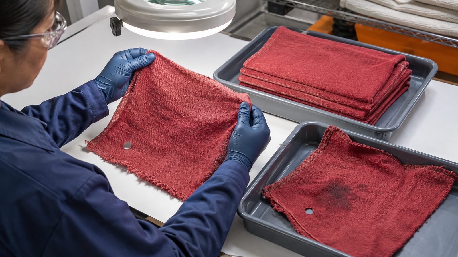 Reusable shop towels compared with disposable paper and microfiber workshop wipes